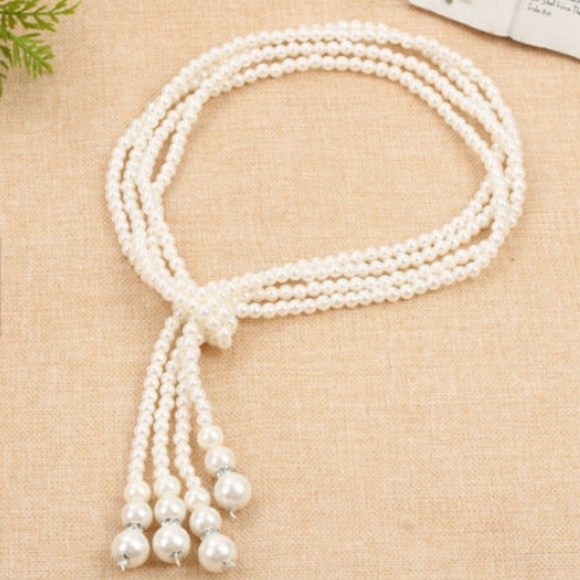 Atelier Sona Jewelry - Pearl Lariat Rope Tassel Fashion Neclace NWT